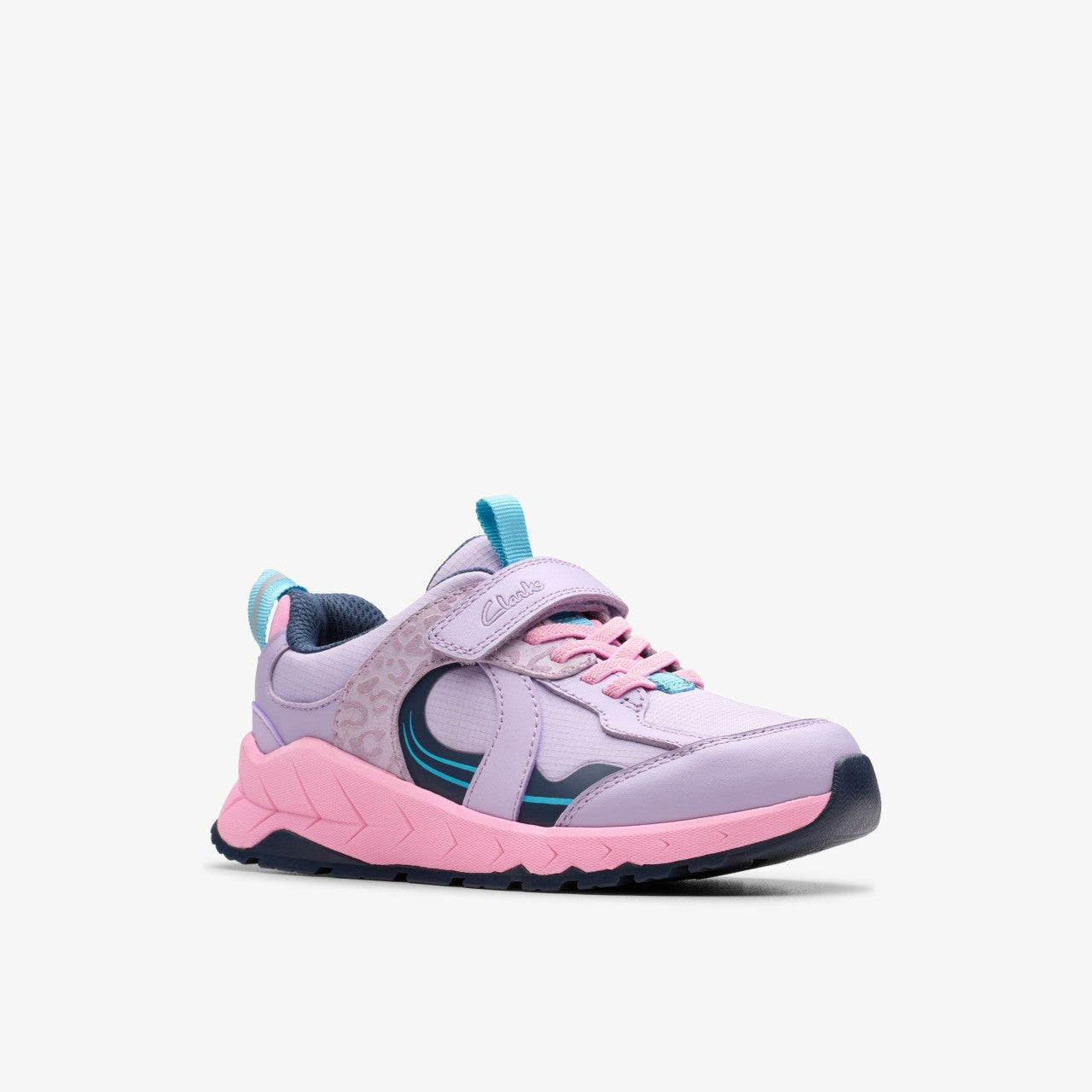Selva Hero Kid Lilac Combination Clarks Kids