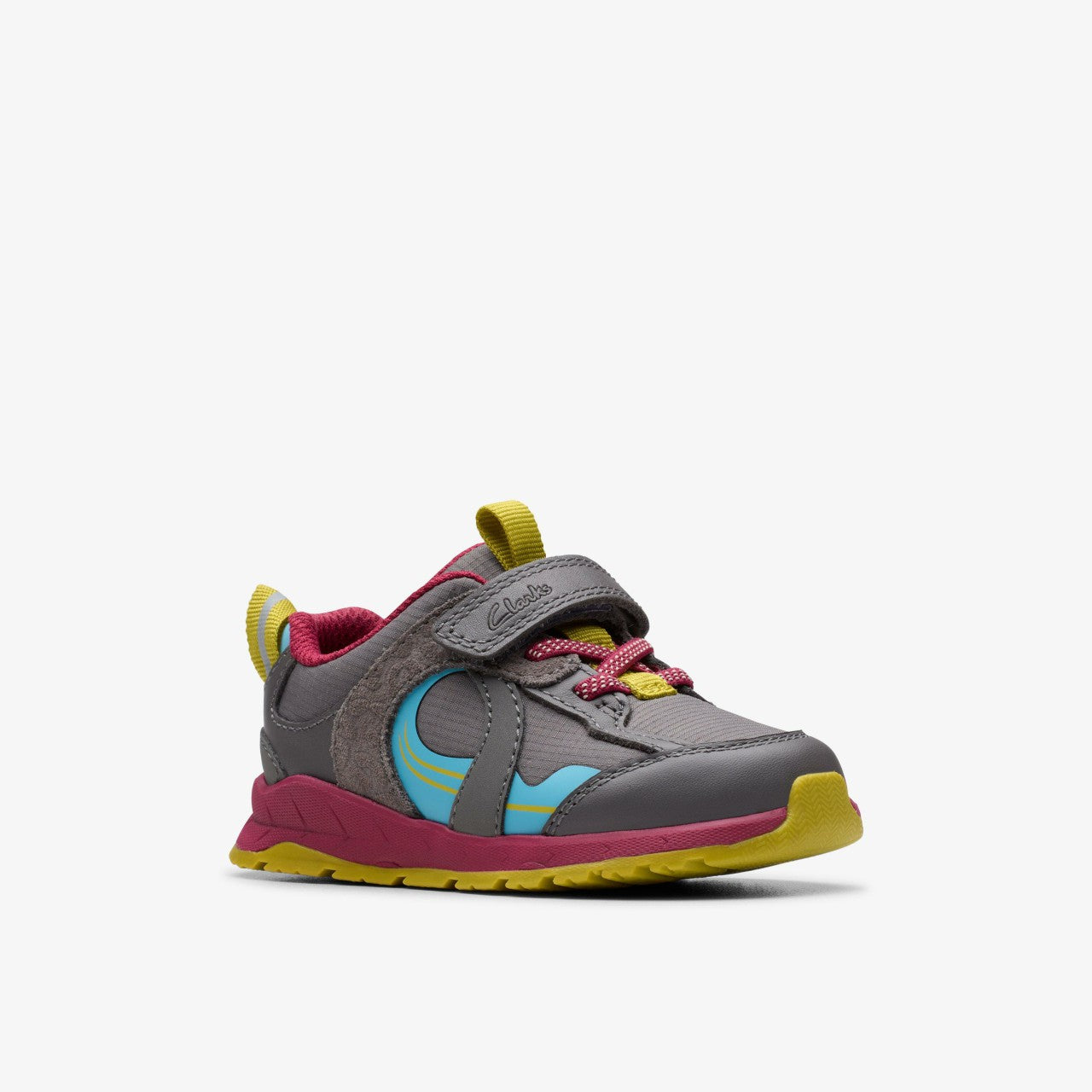 Selva Hero Toddler Dark Grey Combination Clarks Kids