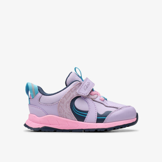 Selva Hero Toddler Lilac Combination Clarks Kids