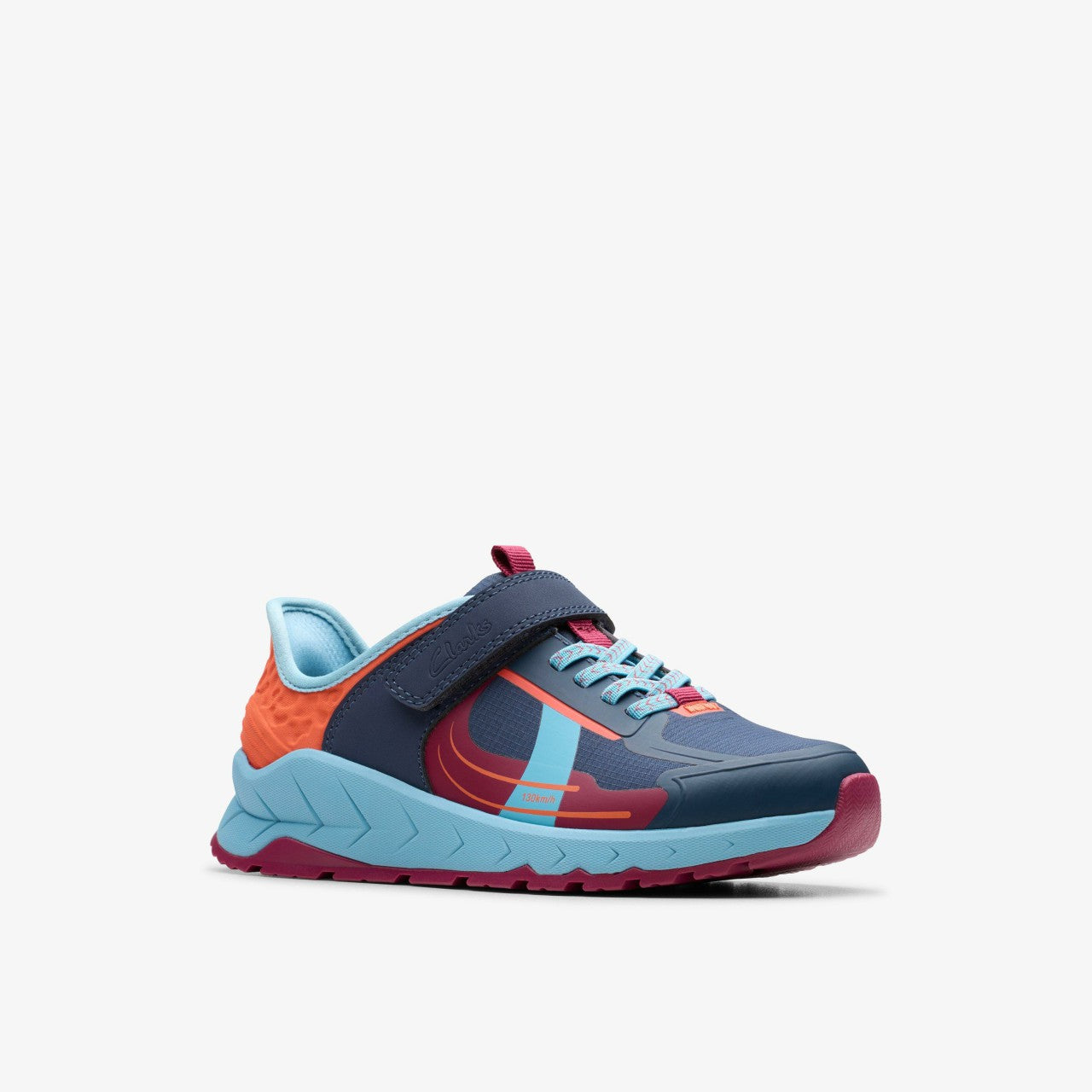 Selva Lane Kid Navy Combination Clarks Kids