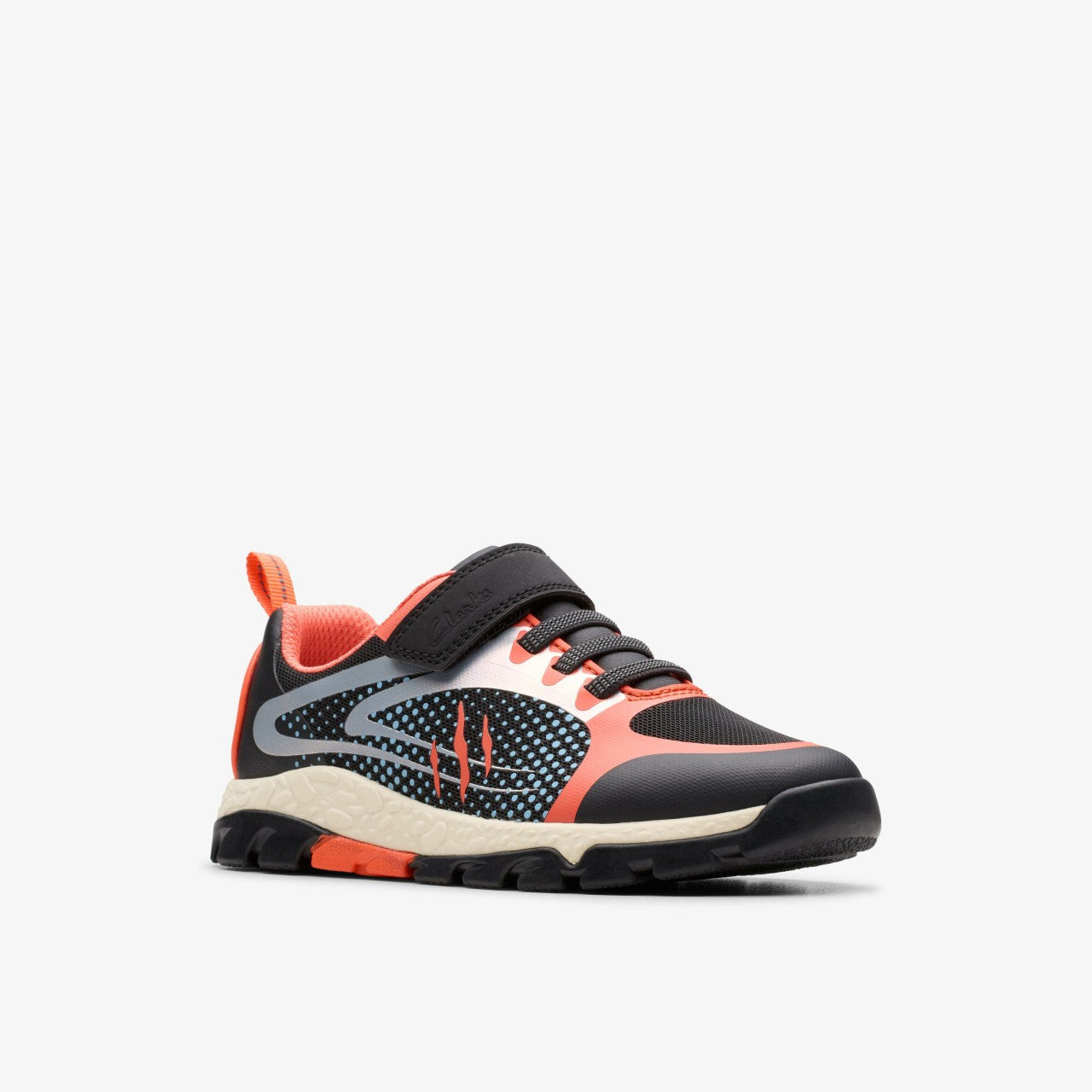 Steggy 2 Fly Kid Black/Orange Clarks Kids