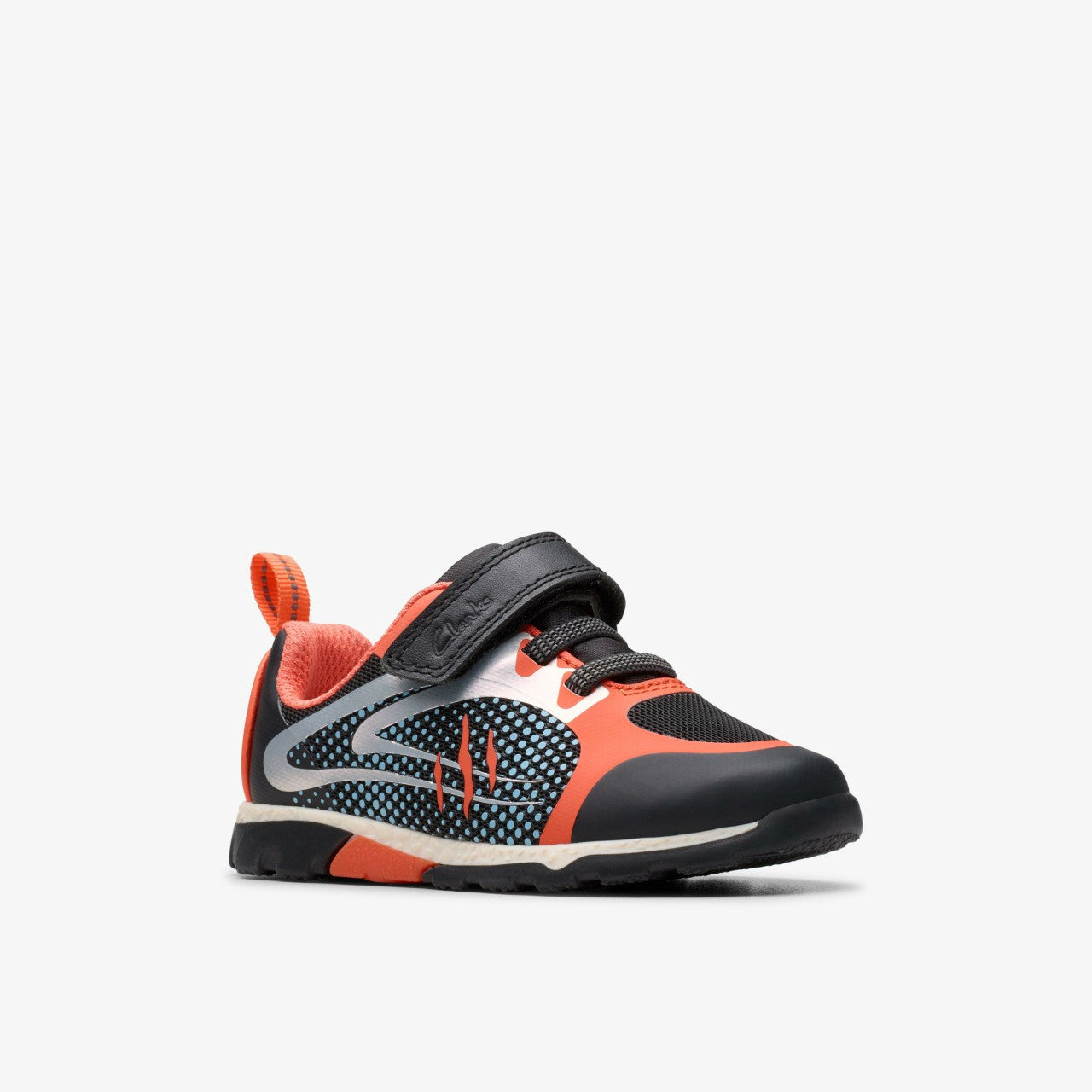 Steggy 2 Fly Toddler Black/Orange Clarks Kids