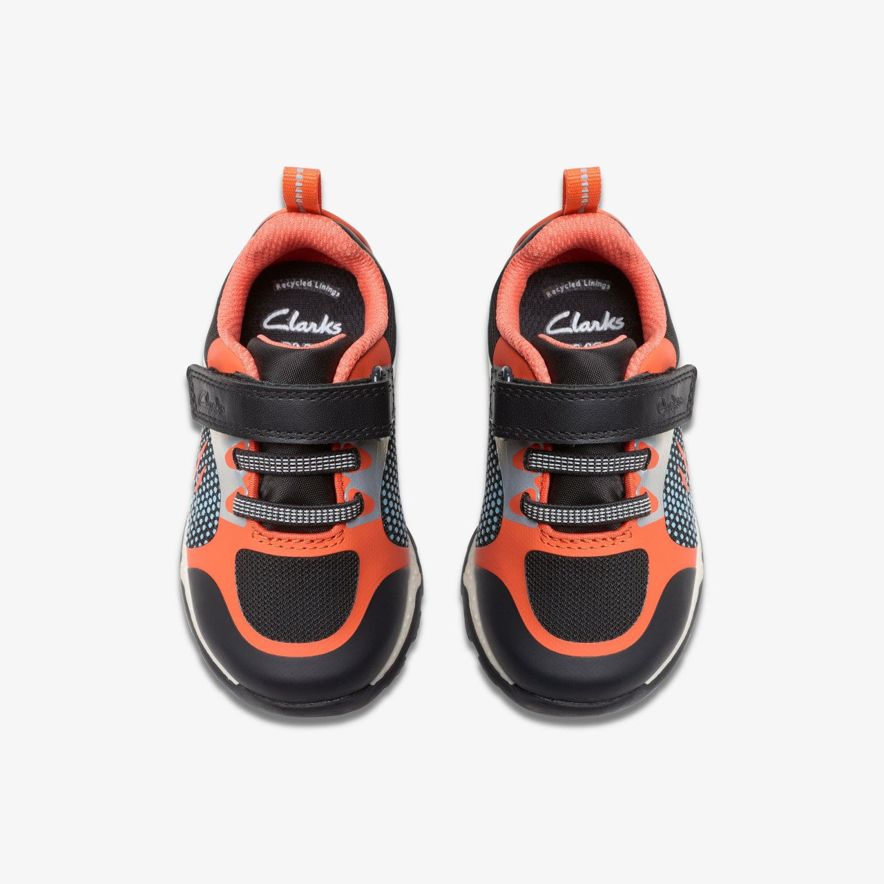 Steggy 2 Fly Toddler Black/Orange Clarks Kids