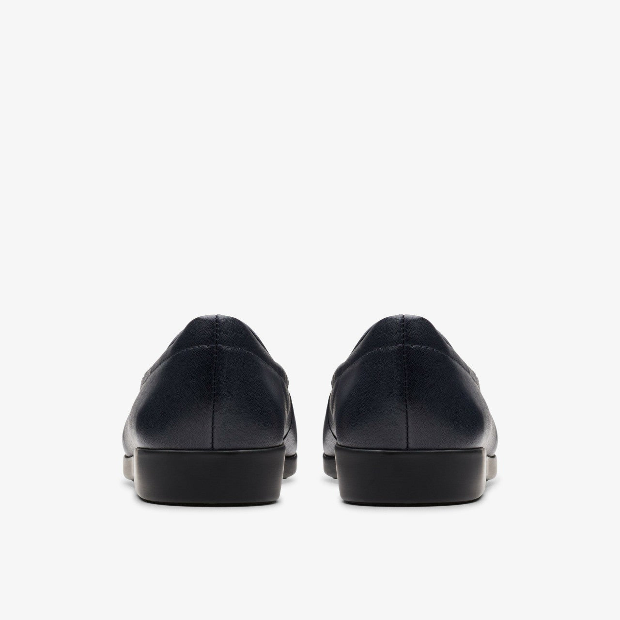 Georgia Loafer Navy Leather Clarks Women