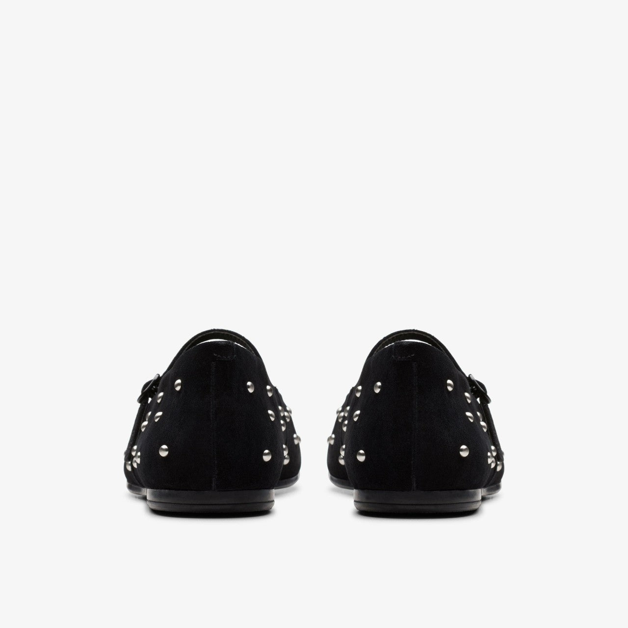Livia Stud Black Suede Clarks Women