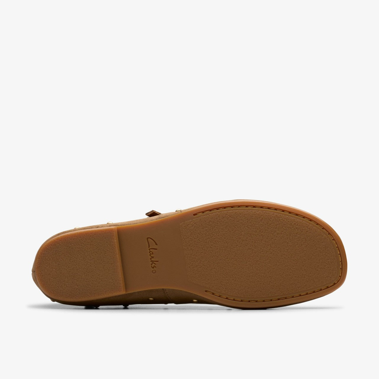 Livia Stud Walnut Suede Clarks Women