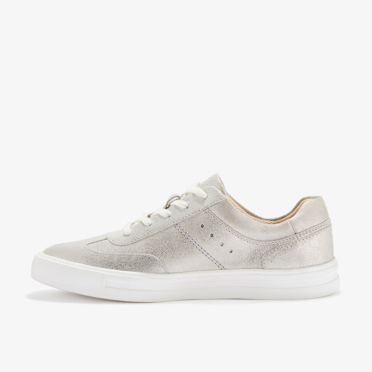 Makea Court Metallic Leather Clarks Women