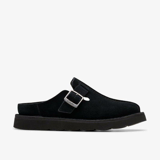 Solsbury Mule Black Suede Clarks Women