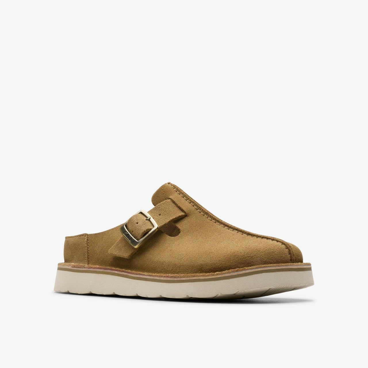 Solsbury Mule Dark Sand Suede Clarks Women