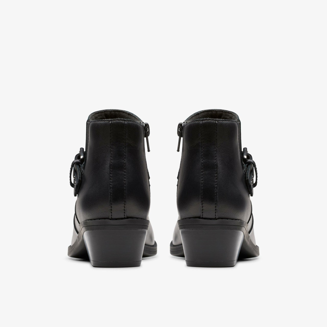 Danyelle Wish Black Leather Clarks Women