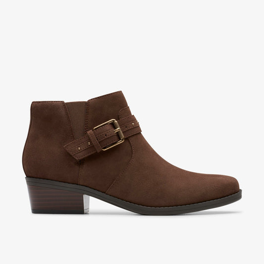 Danyelle Wish Brown Suede Clarks Women