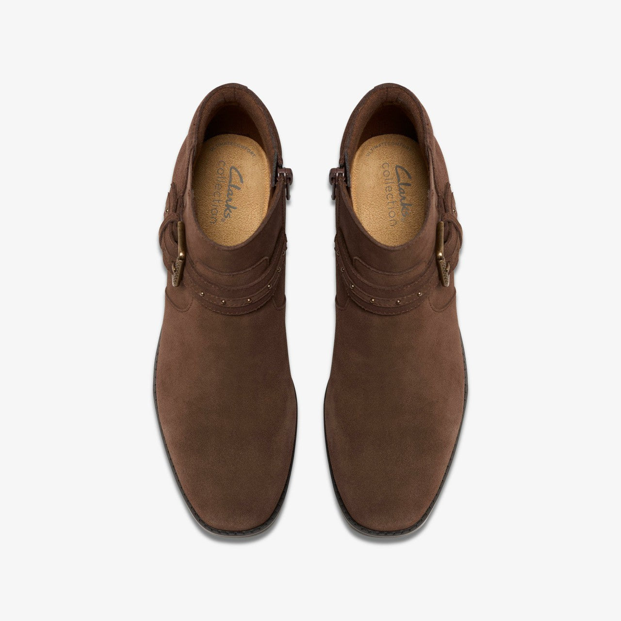 Danyelle Wish Brown Suede Clarks Women