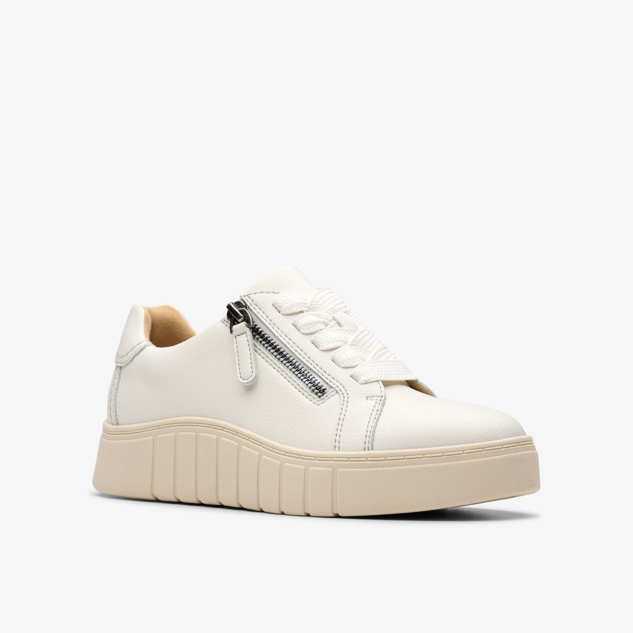 Mykah Joy Off White Leather Clarks Women