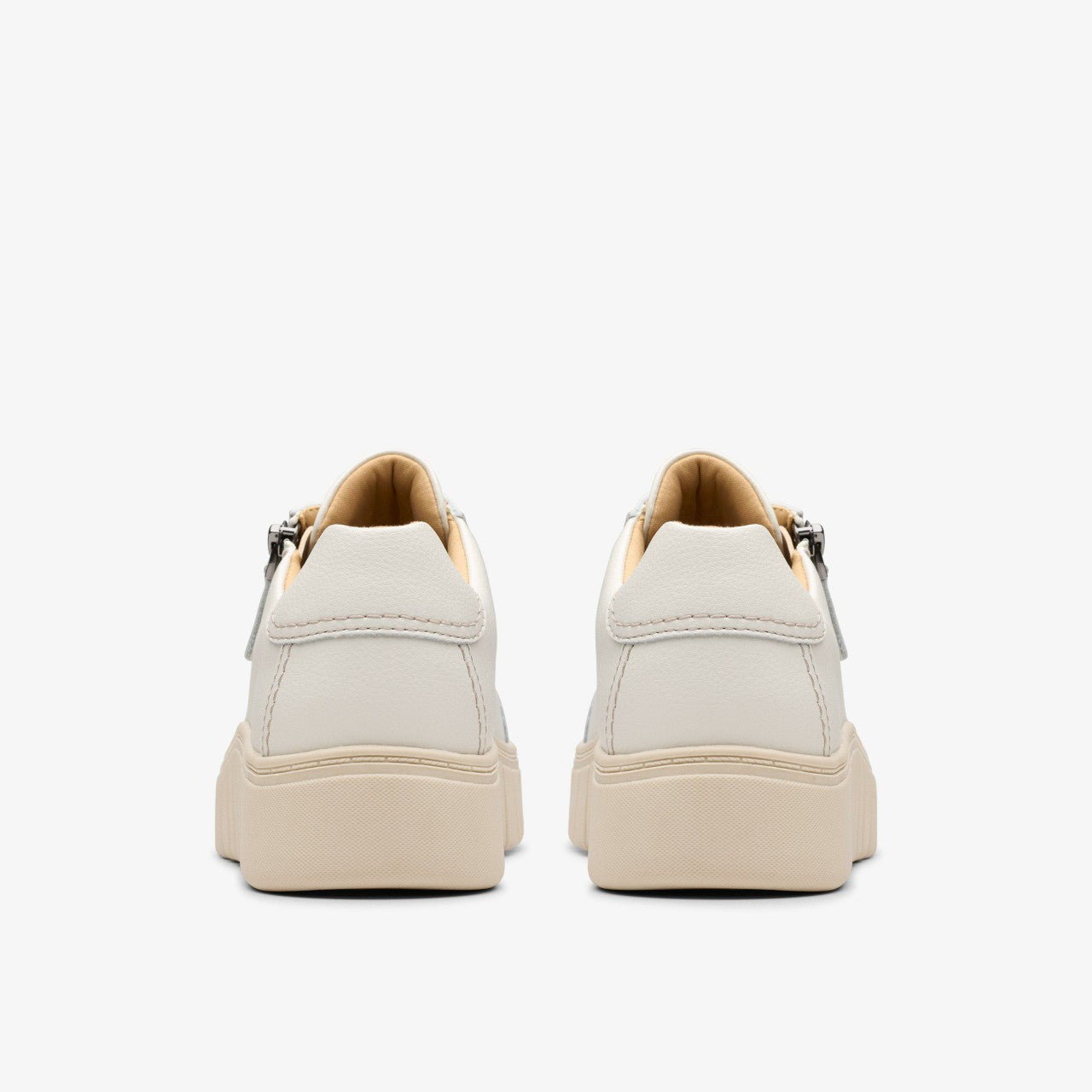 Mykah Joy Off White Leather Clarks Women