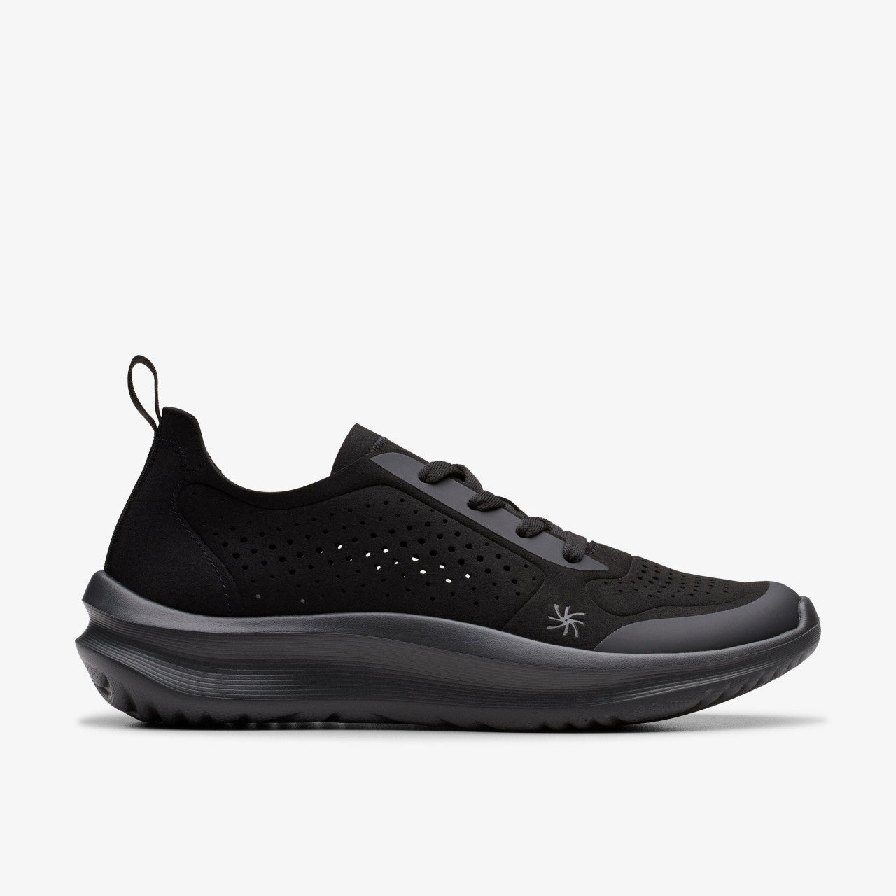 Solevana Tie Black Clarks Women