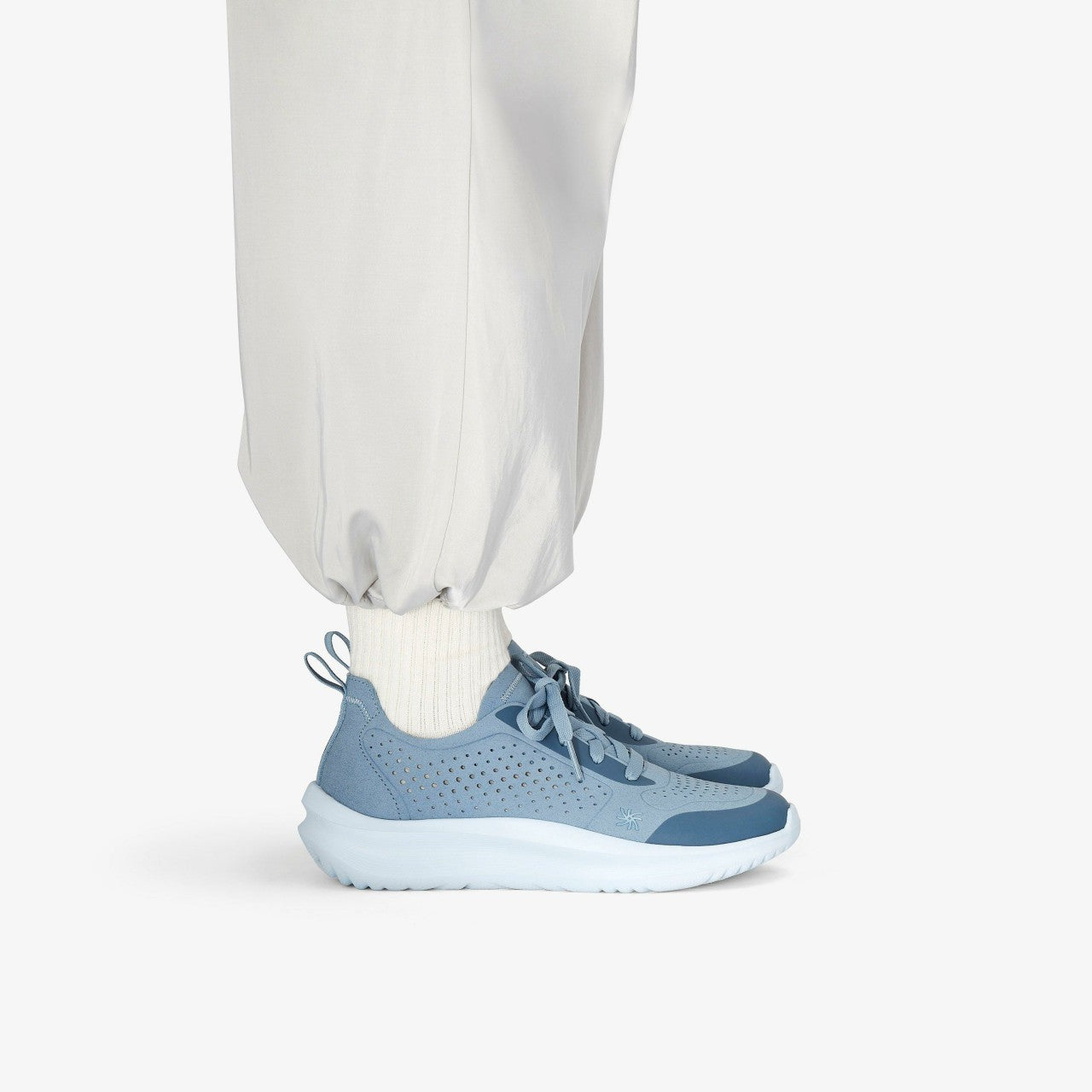 Solevana Tie Light Blue Clarks Women