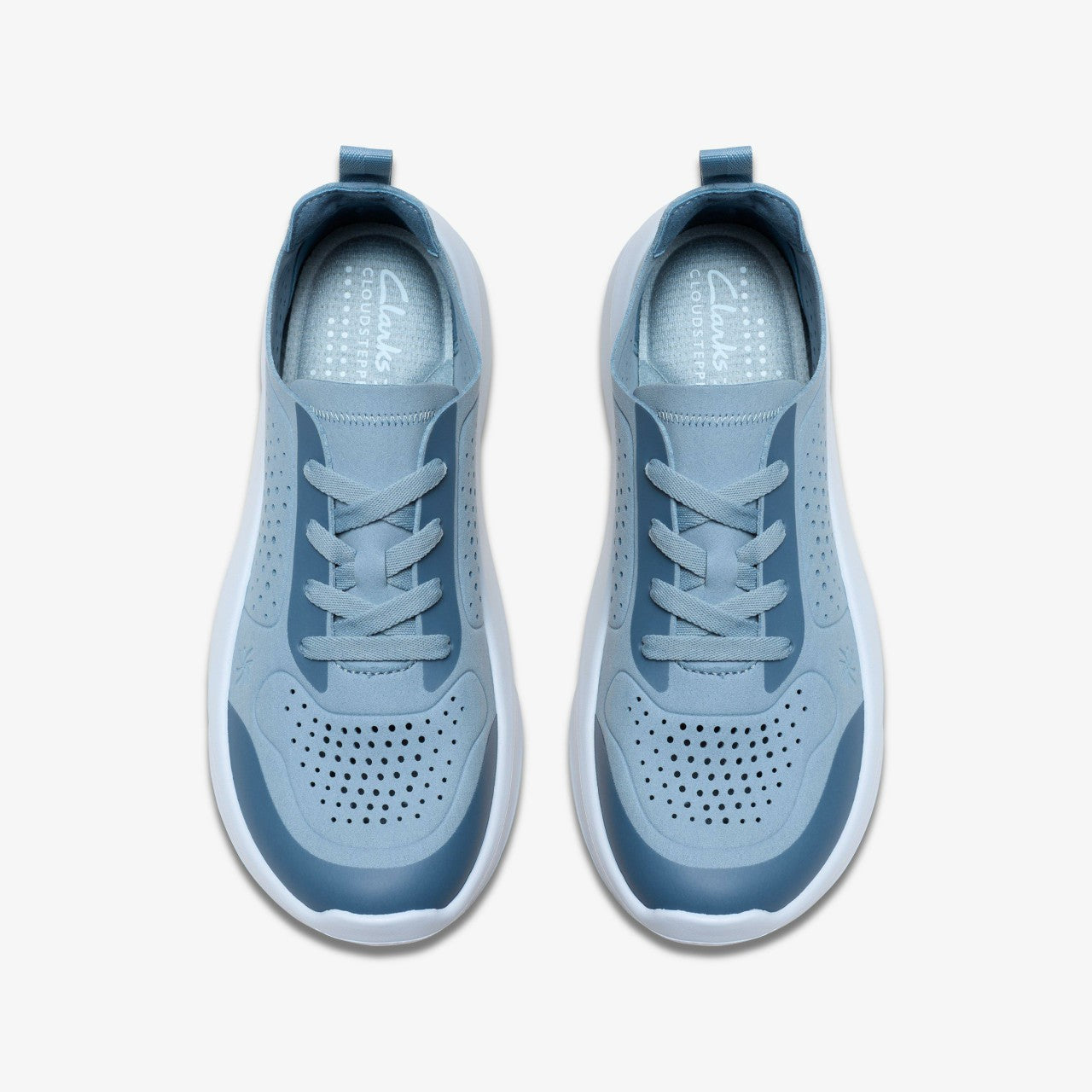 Solevana Tie Light Blue Clarks Women