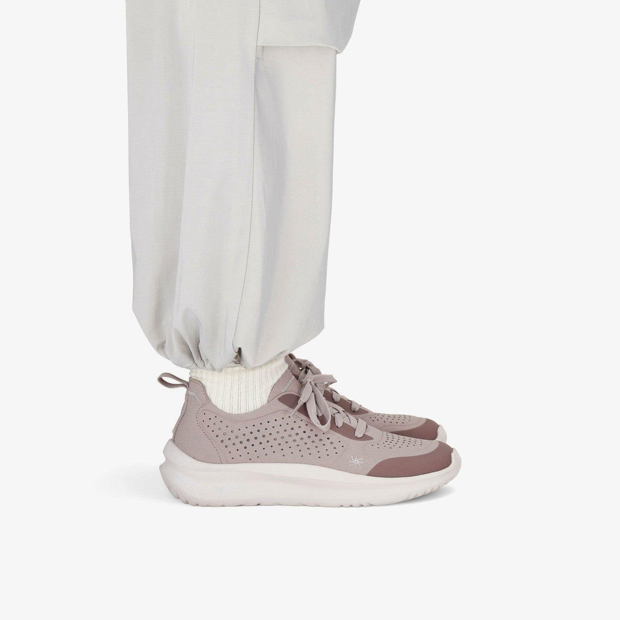 Solevana Tie Mauve Combination Clarks Women