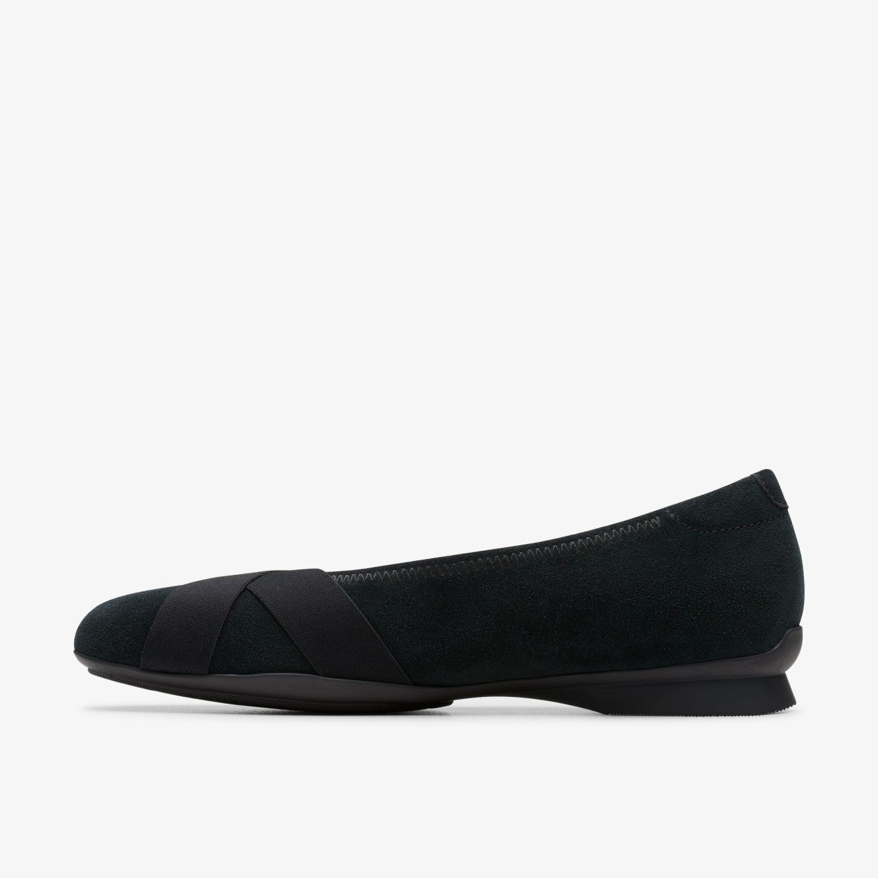 Jazmynn Gem Black Suede Clarks Women