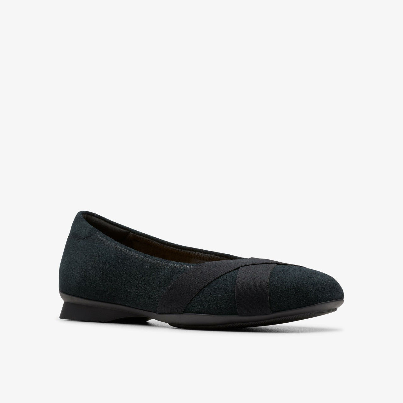 Jazmynn Gem Black Suede Clarks Women