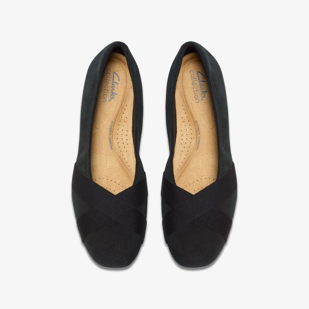 Jazmynn Gem Black Suede Clarks Women