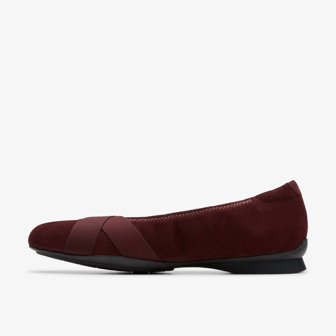 Jazmynn Gem Merlot Suede Clarks Women