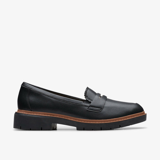 Westlynn Glow Black Leather Clarks Women