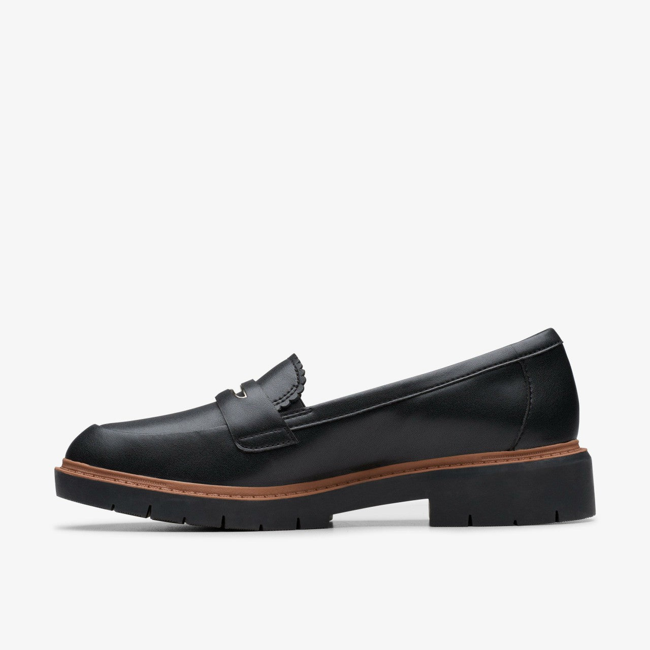 Westlynn Glow Black Leather Clarks Women