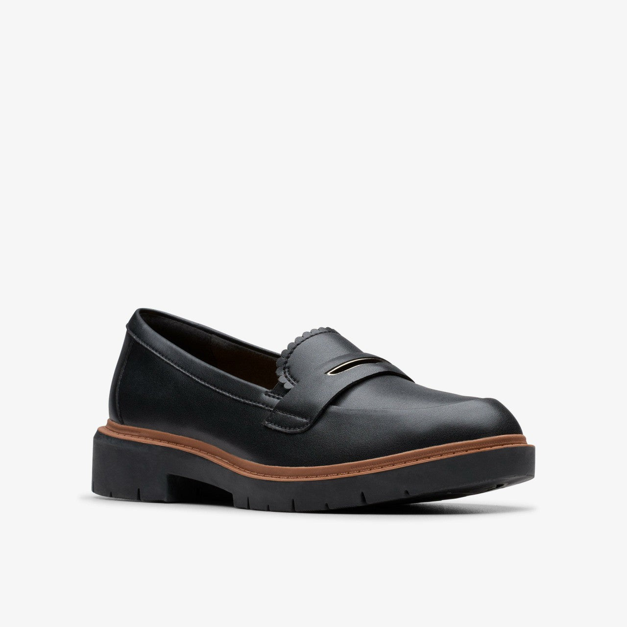 Westlynn Glow Black Leather Clarks Women