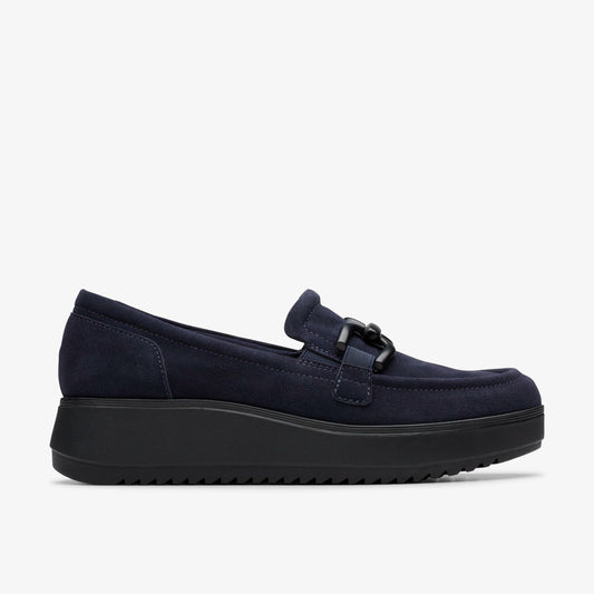 Zylah Top Navy Suede Clarks Women