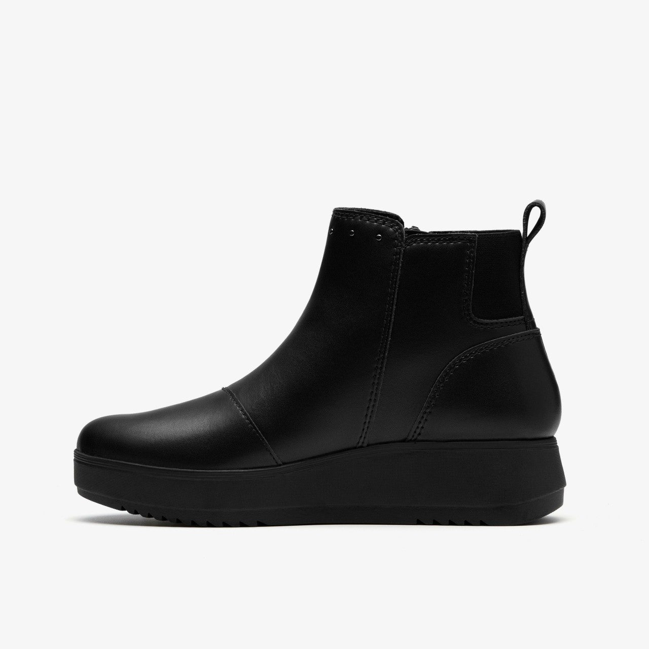 Zylah Willow Black Leather Clarks Women