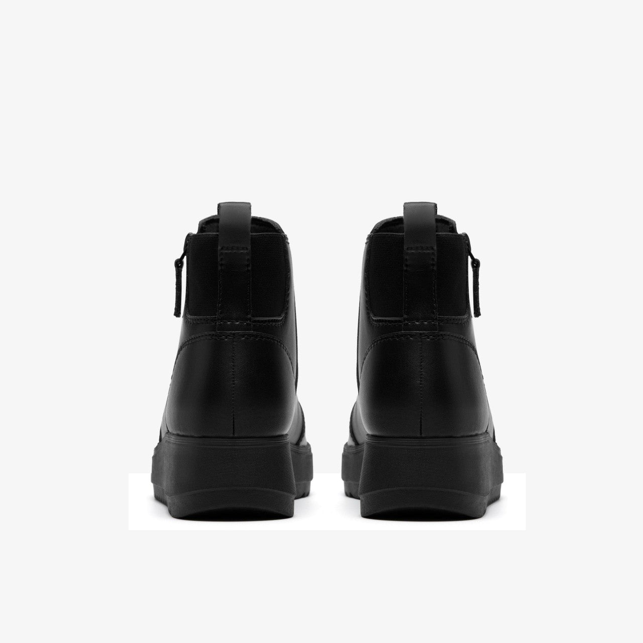 Zylah Willow Black Leather Clarks Women
