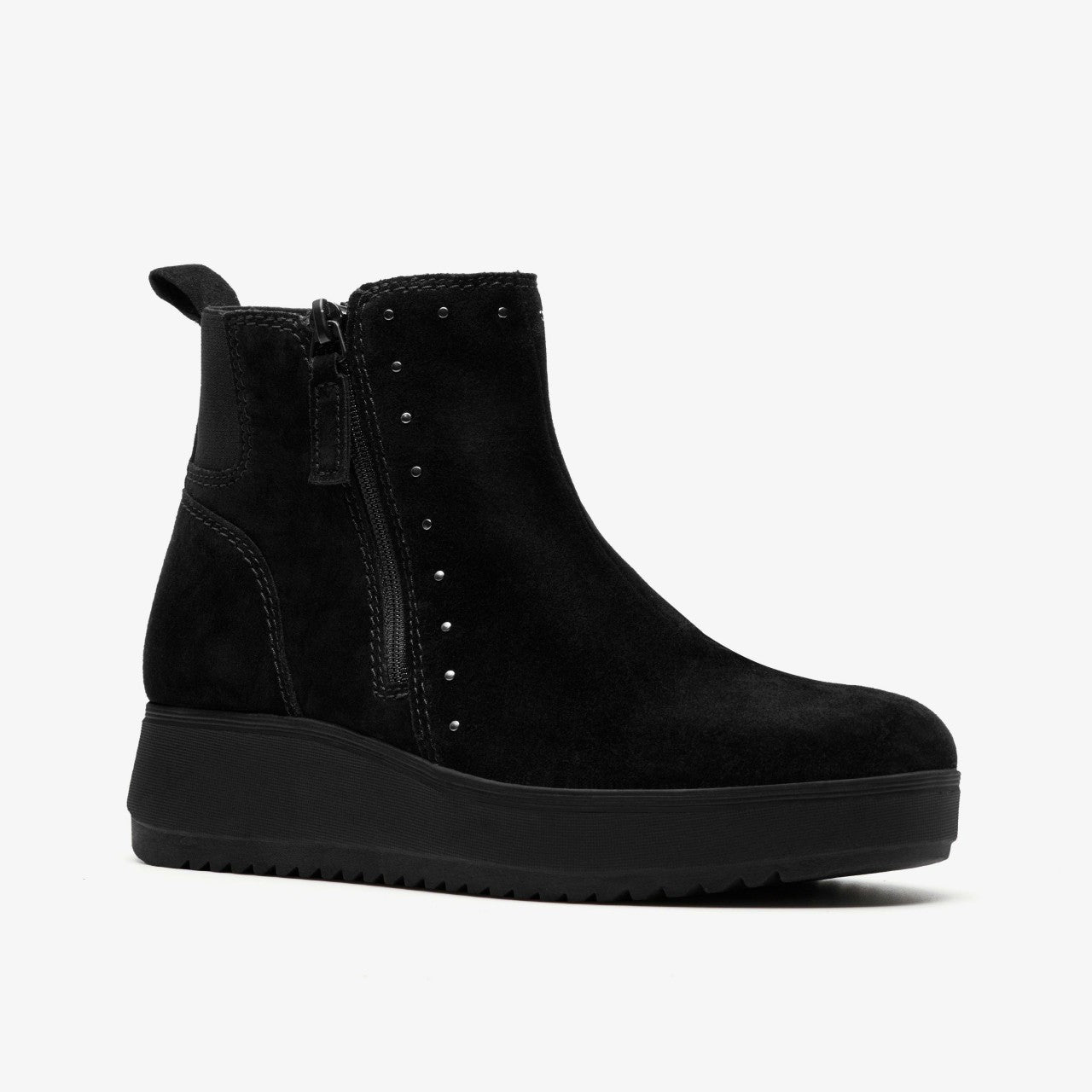 Zylah Willow Black Suede Clarks Women