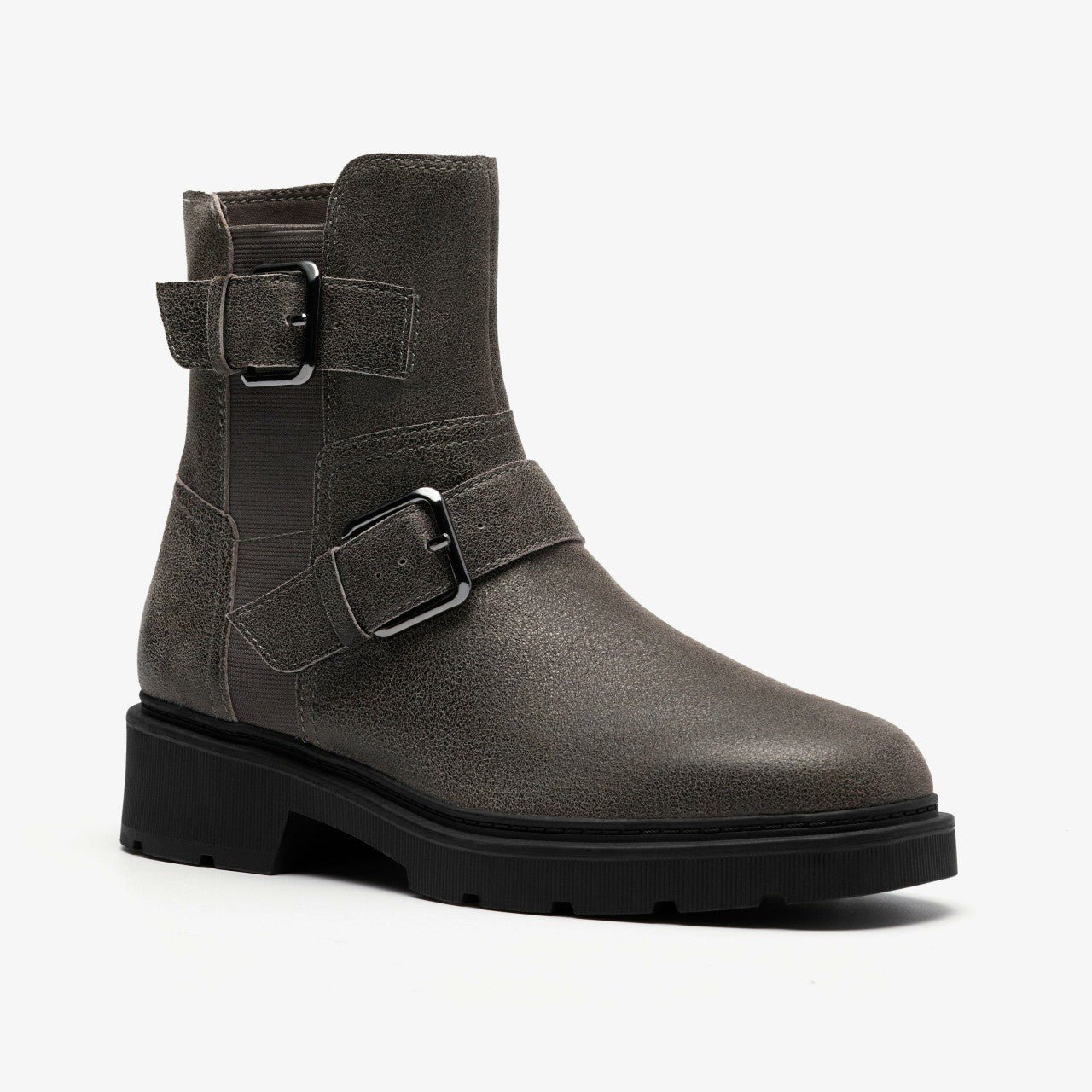 Lauryl Bay Dark Grey Leather Clarks Women