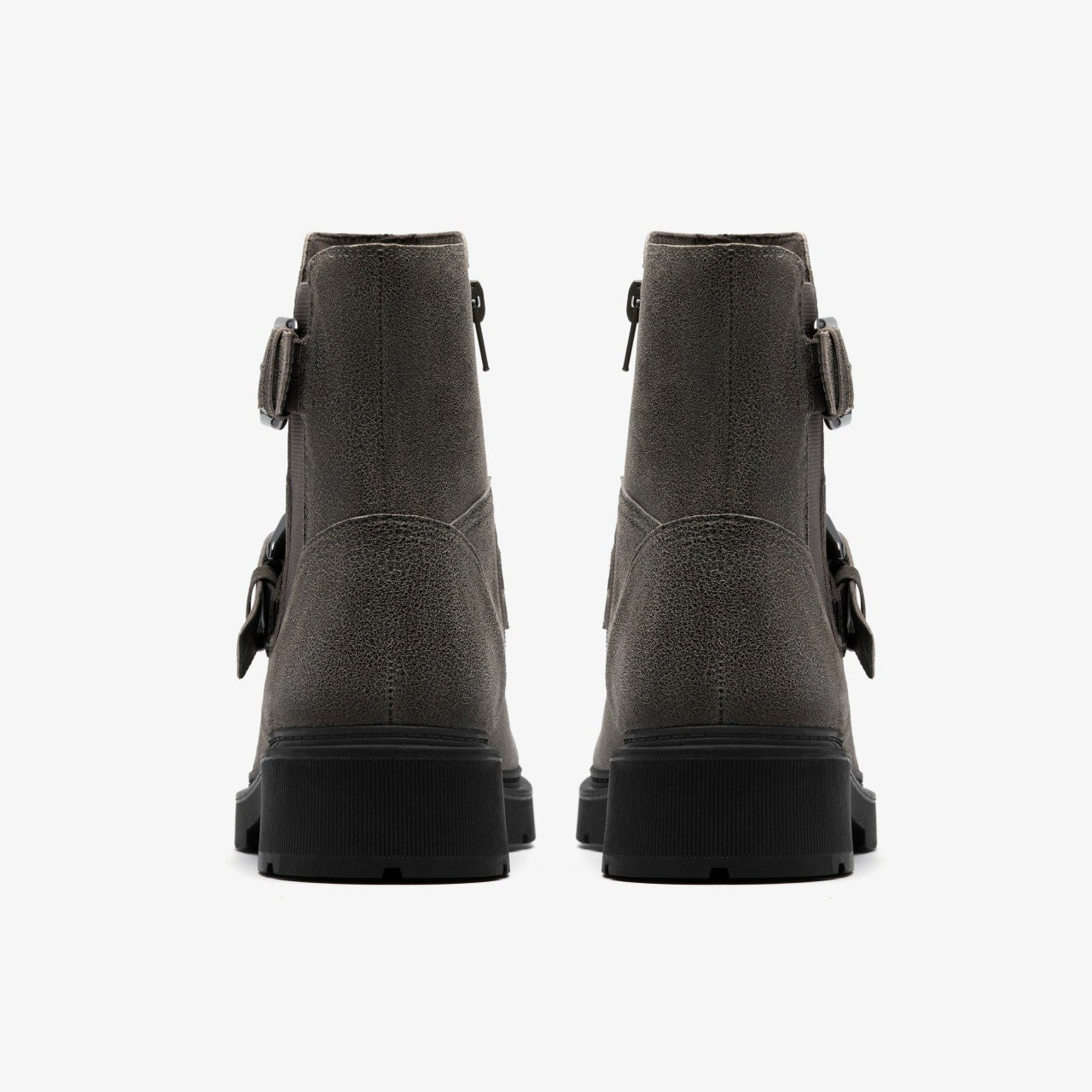 Lauryl Bay Dark Grey Leather Clarks Women