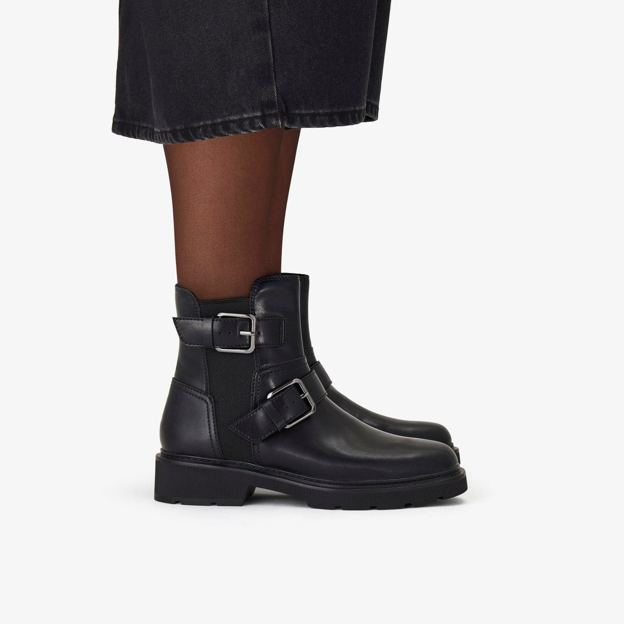 Lauryl Bay Black Leather Clarks Women