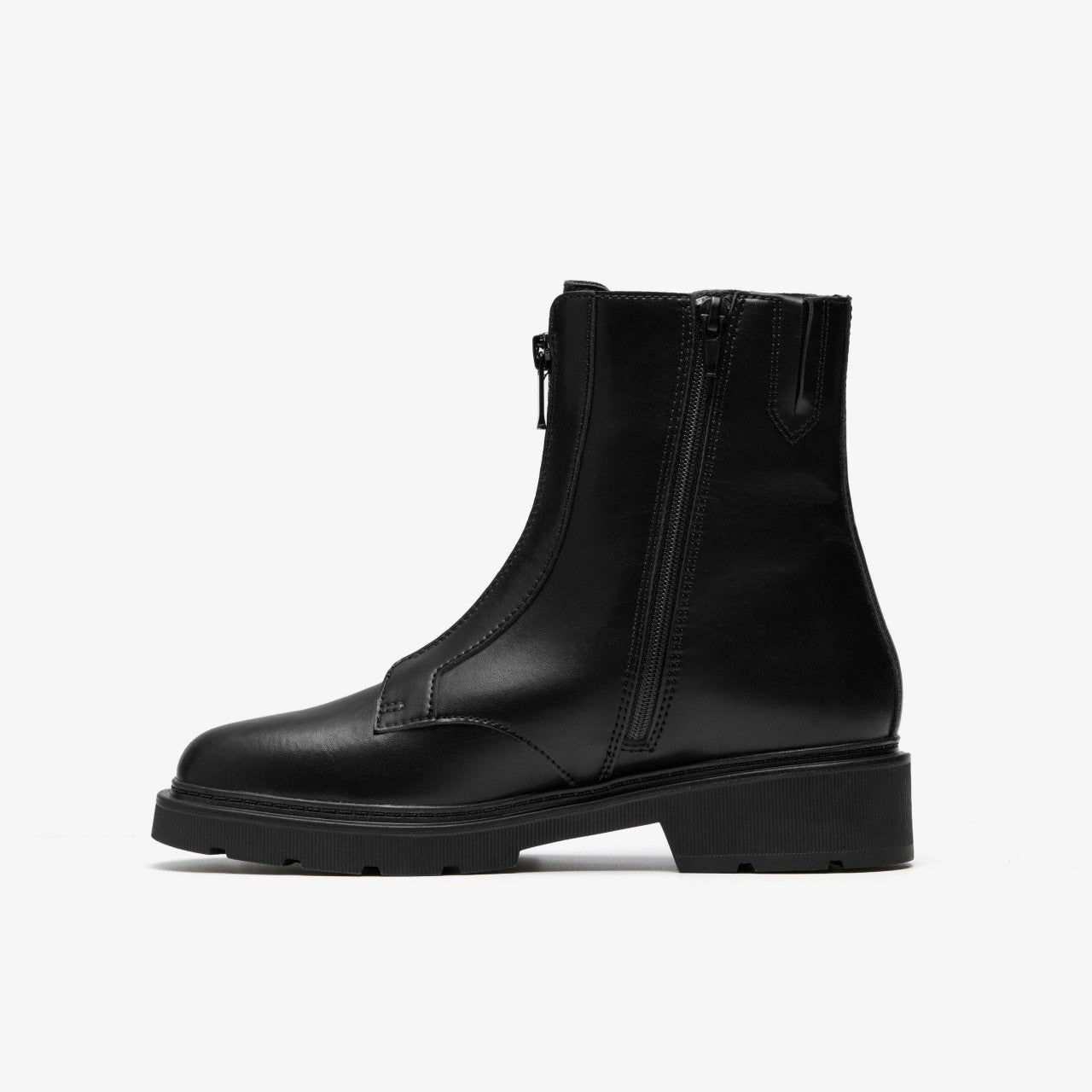 Lauryl Zip Black Leather Clarks Women
