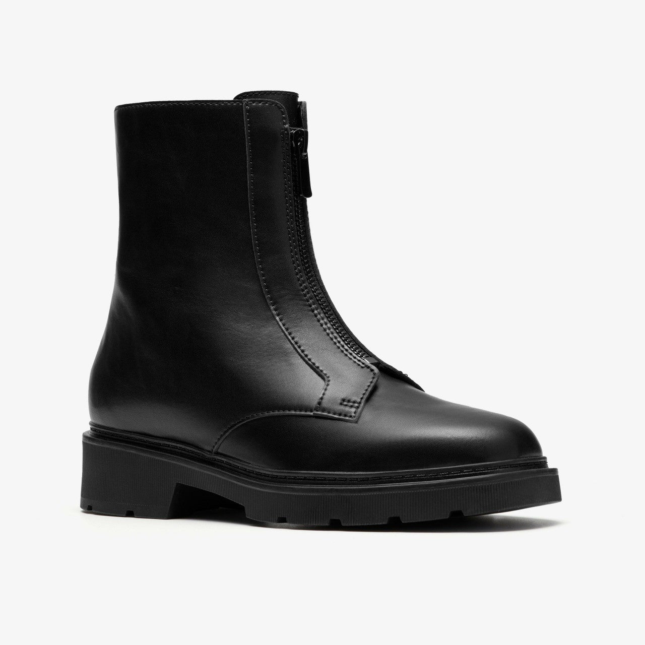 Lauryl Zip Black Leather Clarks Women