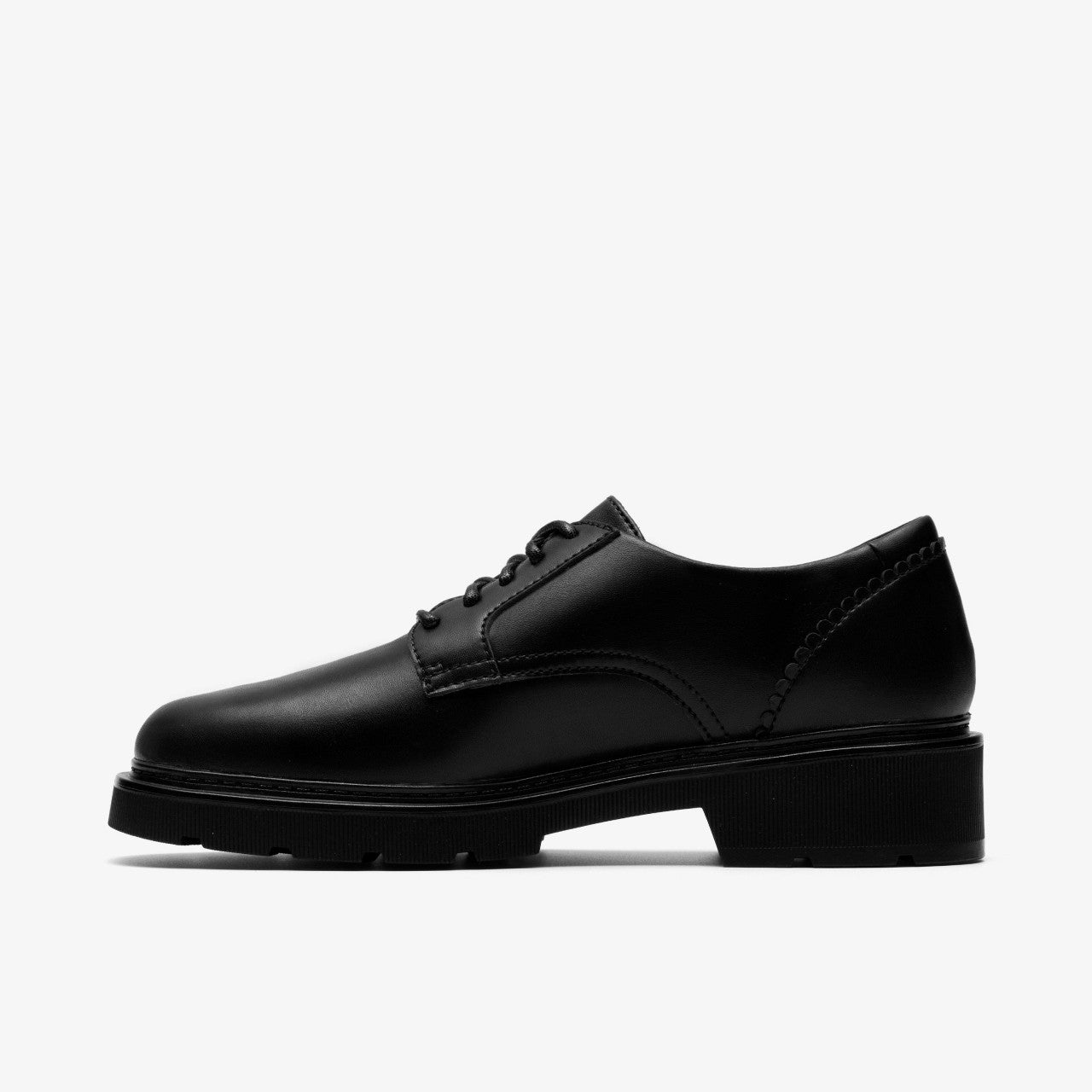 Lauryl Lace Black Leather Clarks Women
