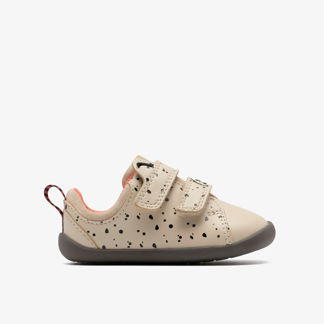 Roamer Wish Toddler Off White Print Clarks Kids
