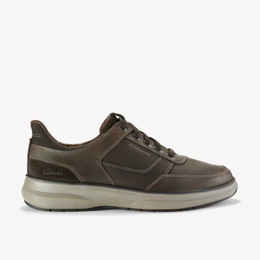 Mullan Easy Dark Brown Leather Clarks Men