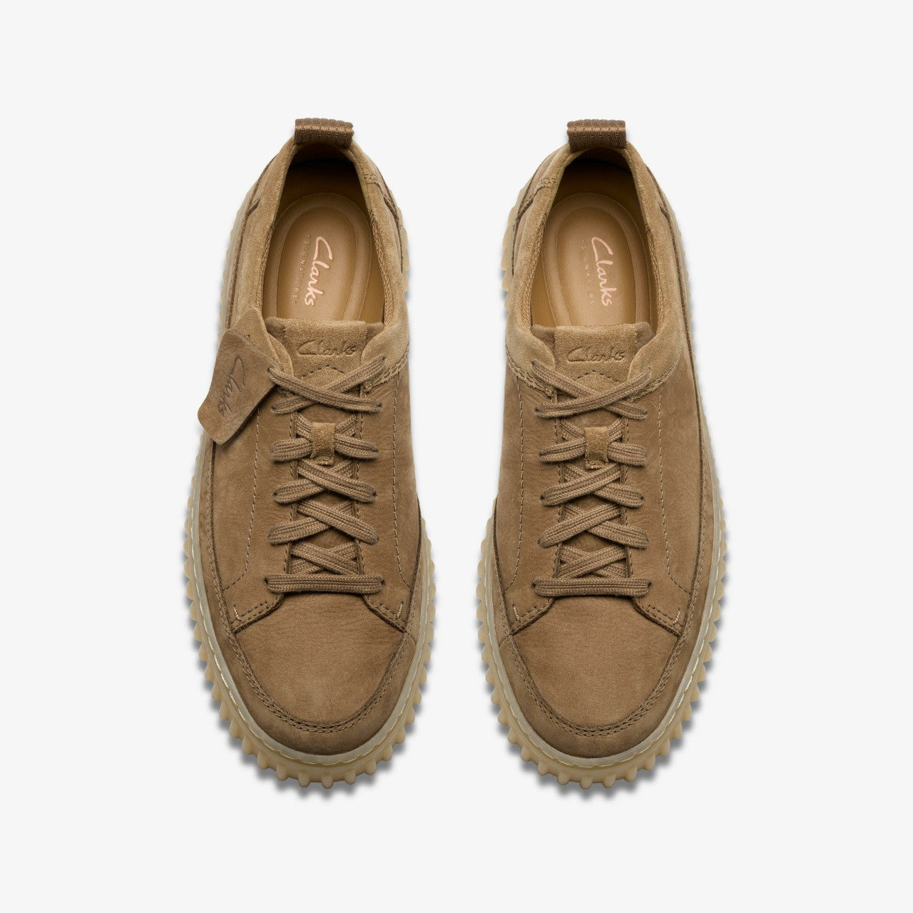 Torhill Lace Dark Sand Nubuck Clarks Men