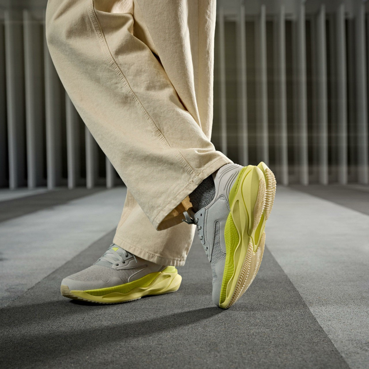 Clarks Pace Lime Combination Clarks Men