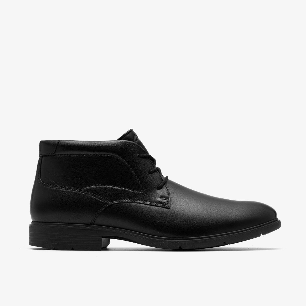 Eldredge Mid Black Leather Clarks Men
