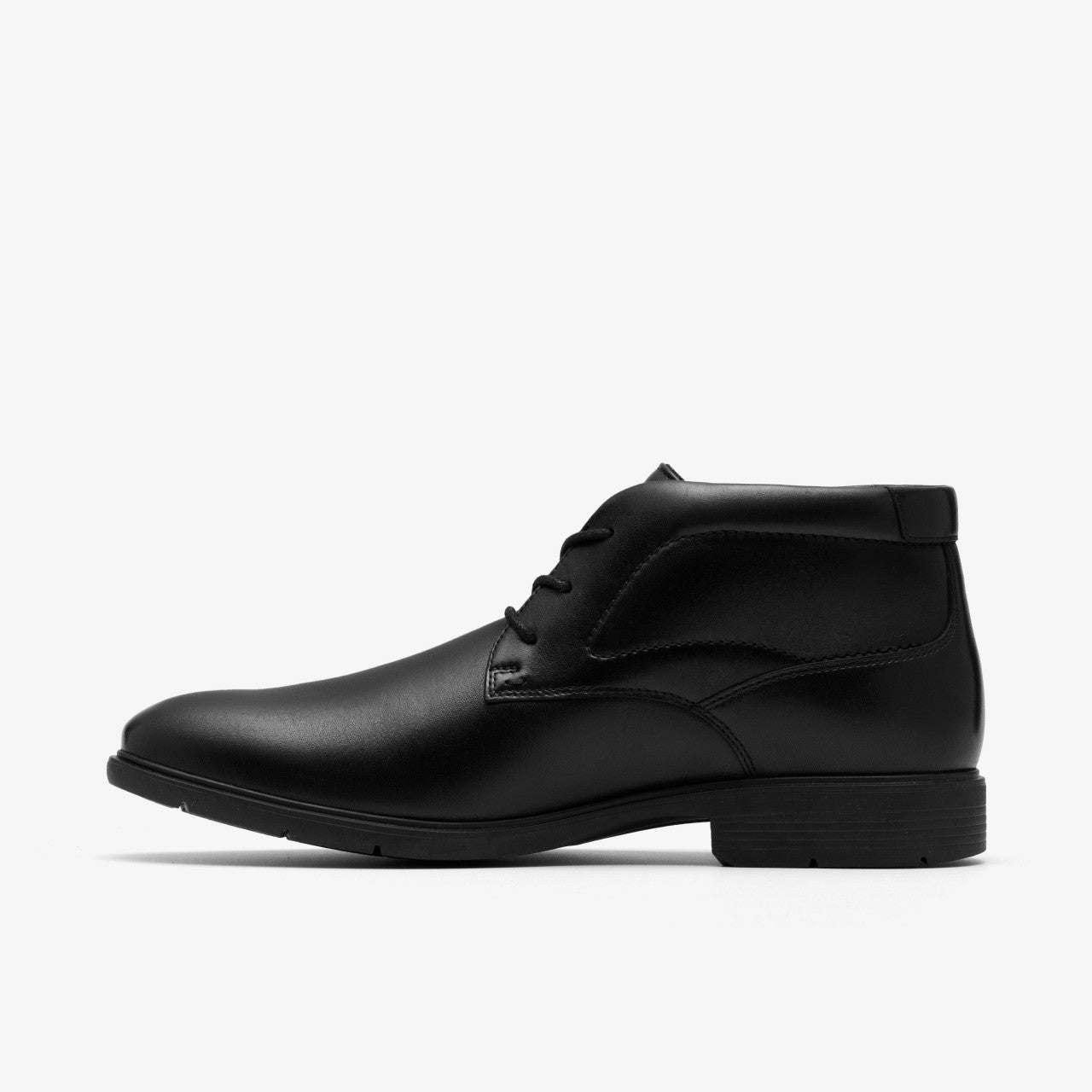 Eldredge Mid Black Leather Clarks Men