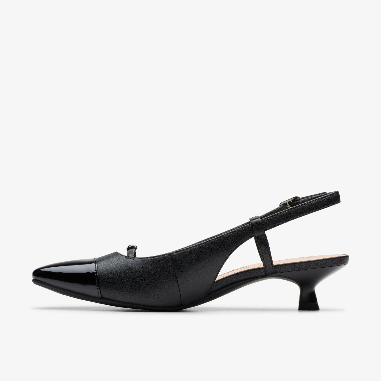 Scarlyt Rowan Black Leather Clarks Women