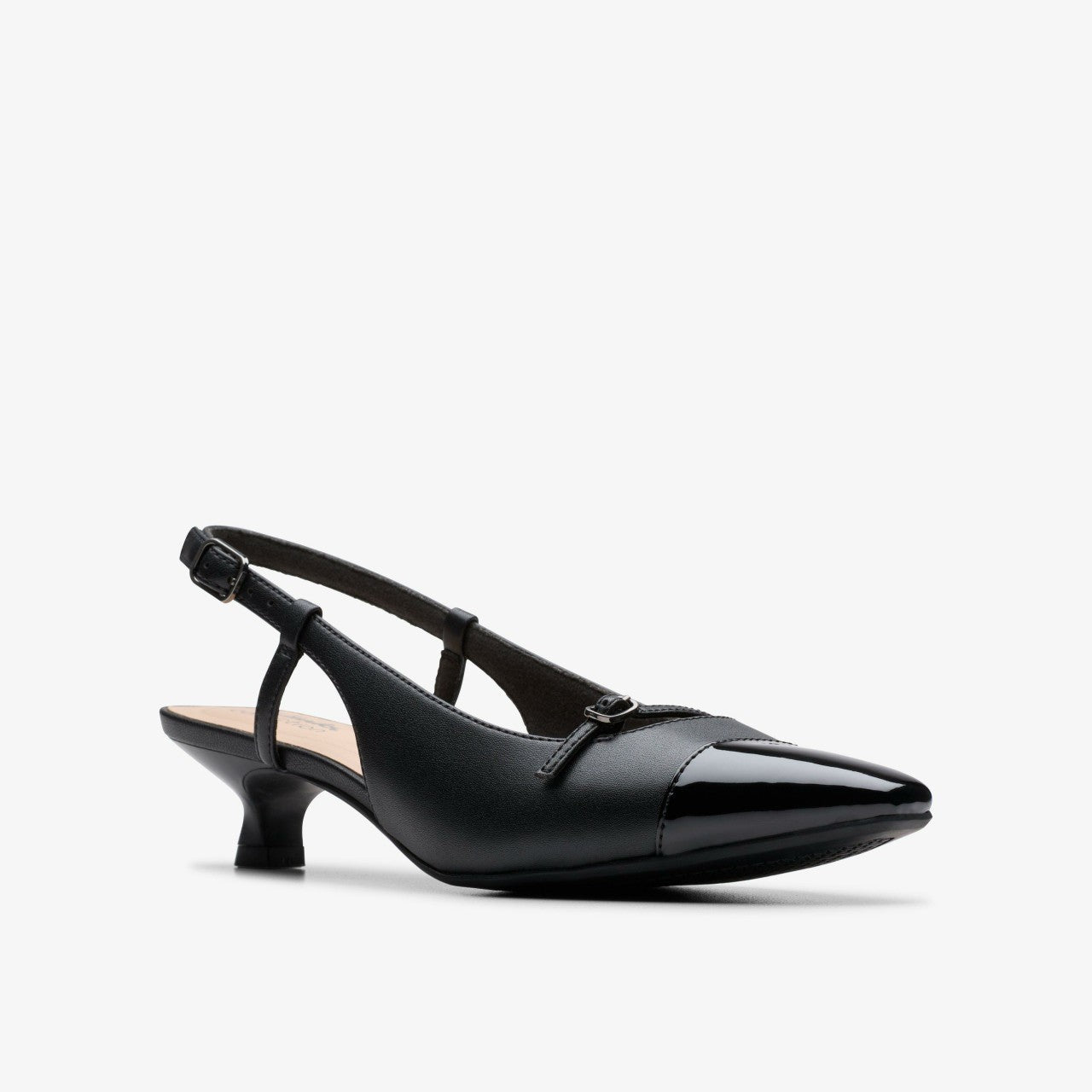 Scarlyt Rowan Black Leather Clarks Women