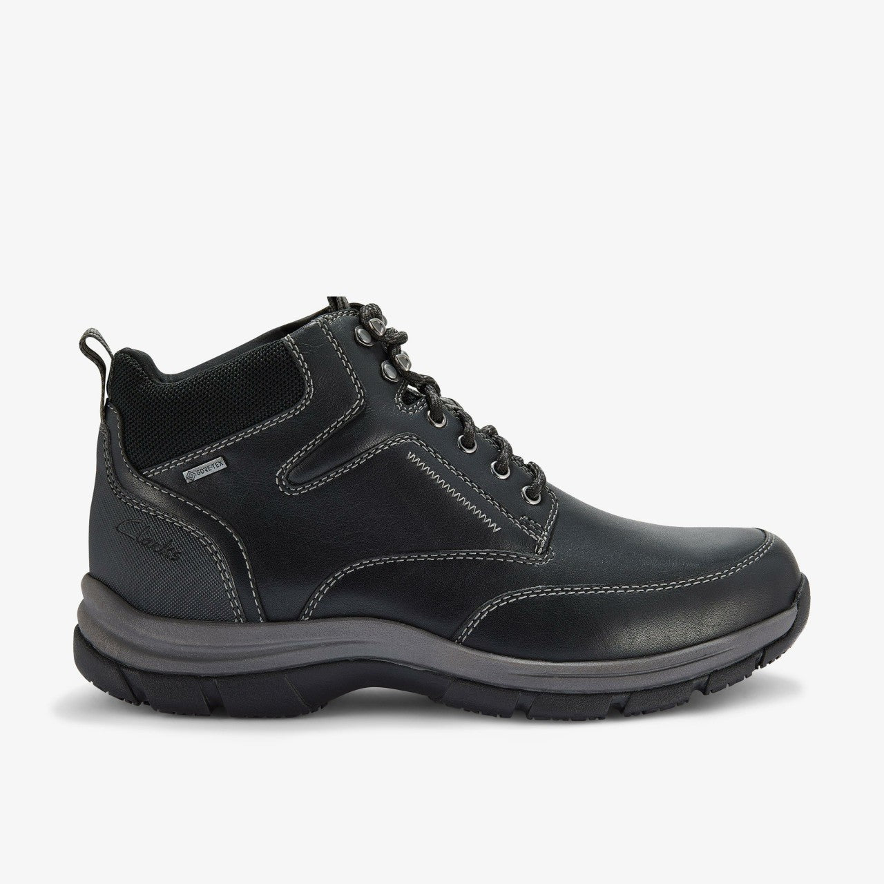 Spypath Hi GORE-TEX Black Leather Clarks Men