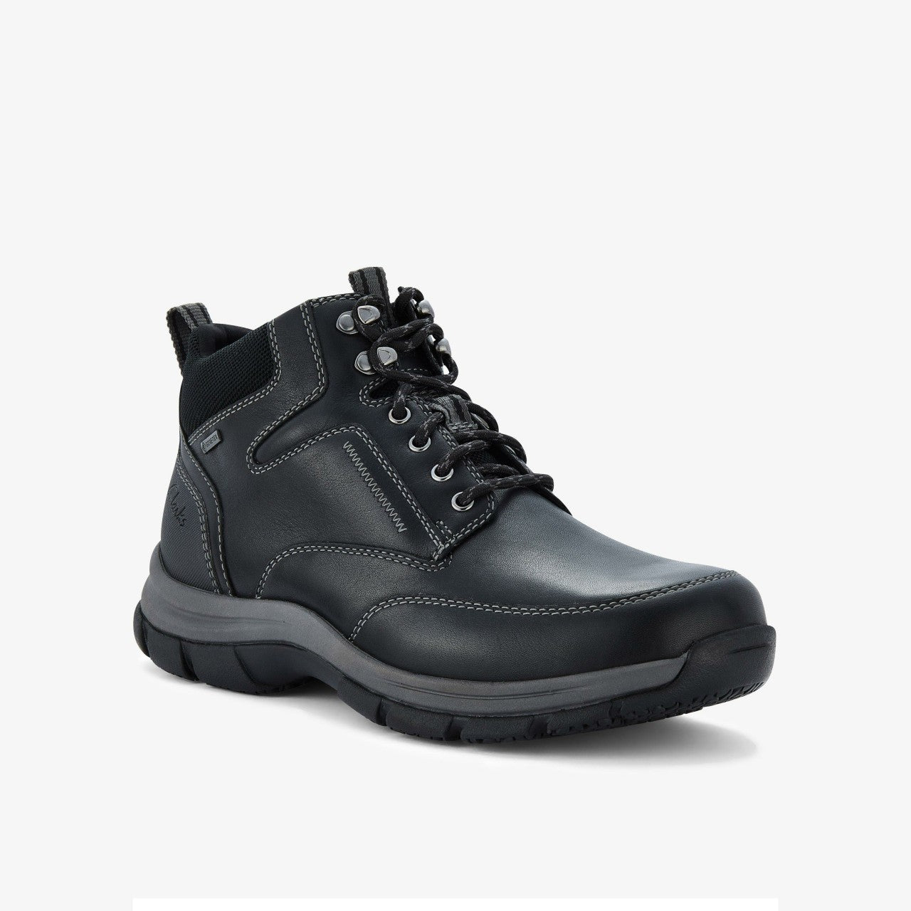 Spypath Hi GORE-TEX Black Leather Clarks Men