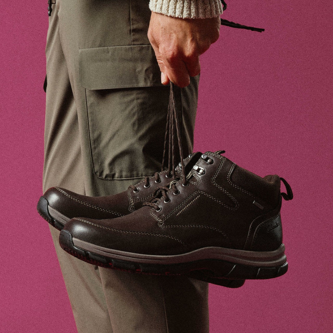 Spypath Hi GORE-TEX Dark Brown Leather Clarks Men
